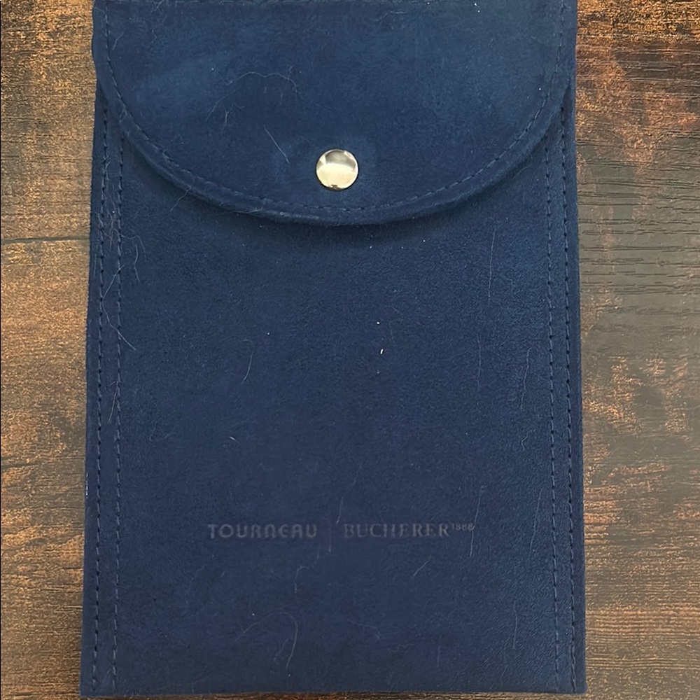 Blue Suede Men's Bag